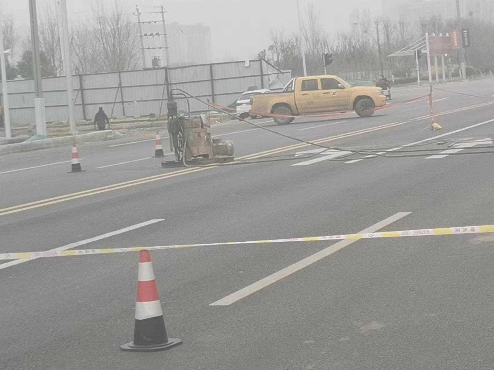 定西公路路基沉陷注浆